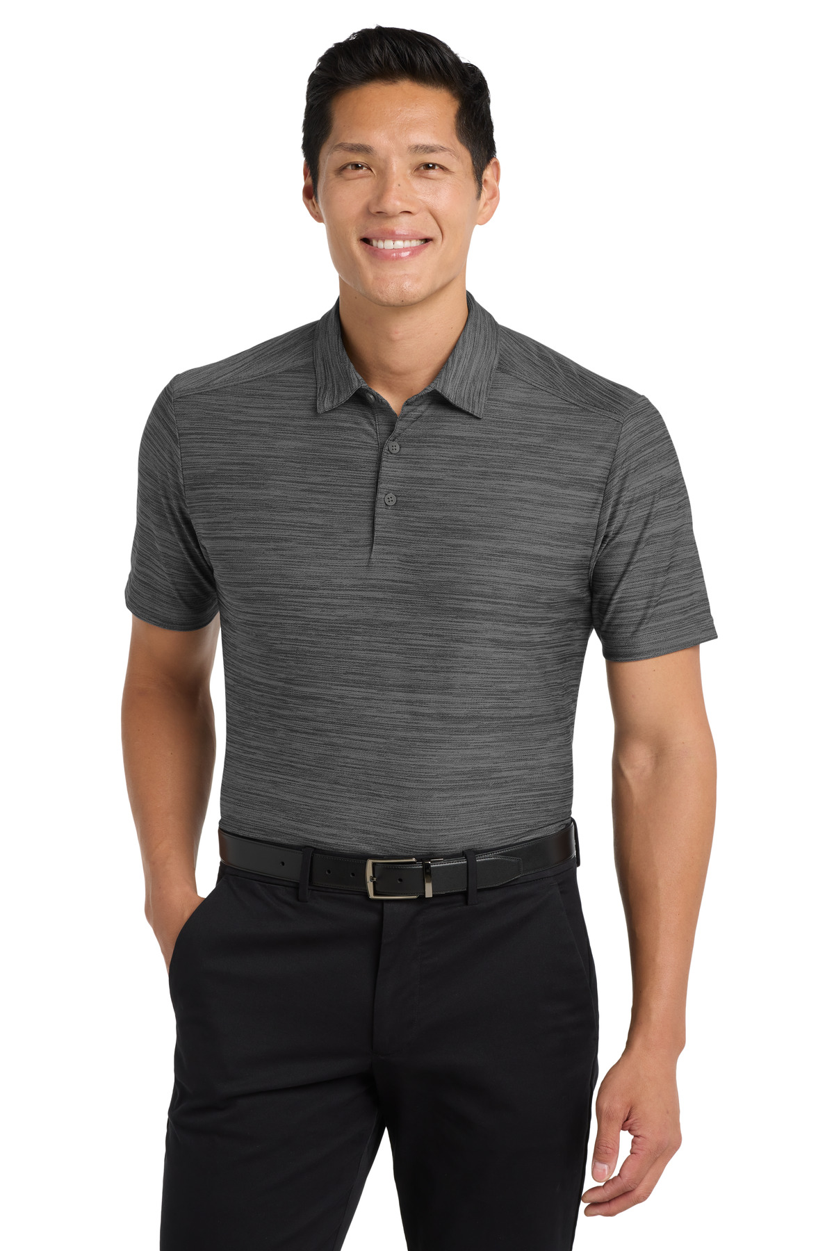Port Authority Stretch Heather Polo K583 14