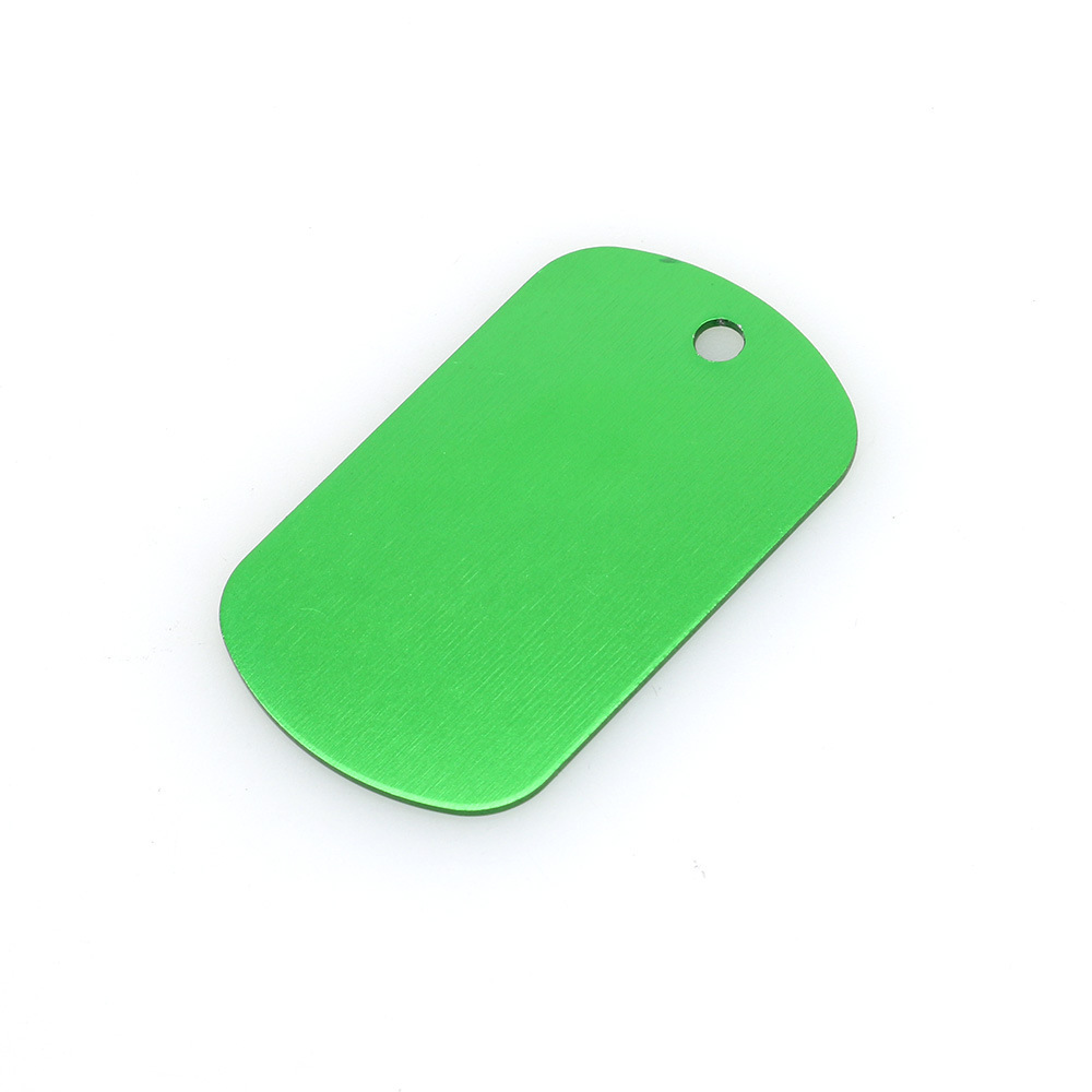 Aluminum Dog Tag W/ Key Chain 10