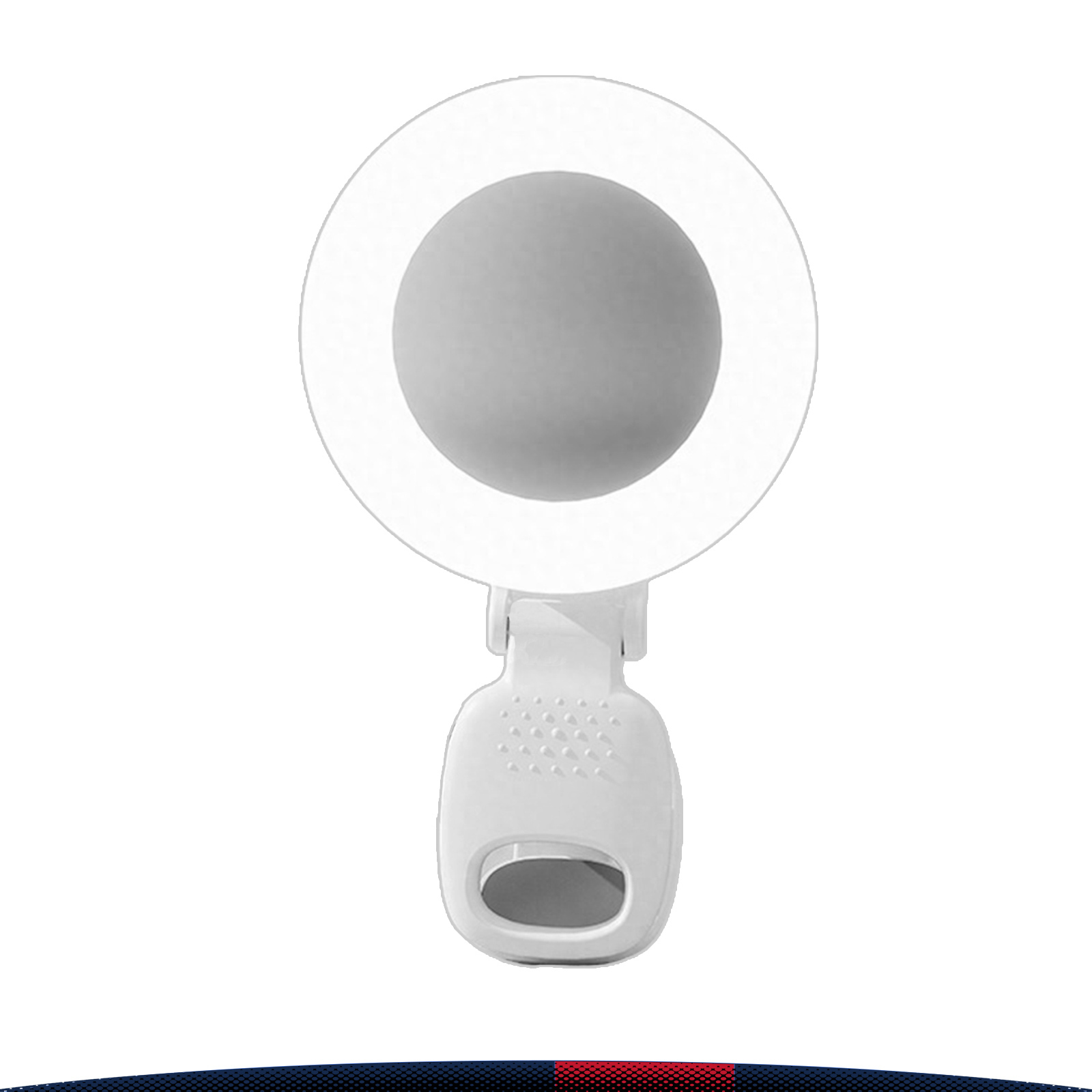 Auralite Clip-On Rechargeable Mirror Selfie Ring Light 5