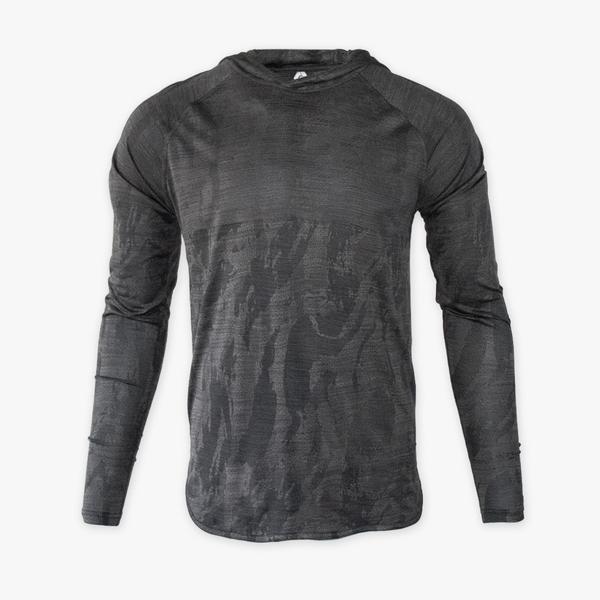 #U212 / Covert Camo LT WT Droptail LS Hoodie (Unisex) 5