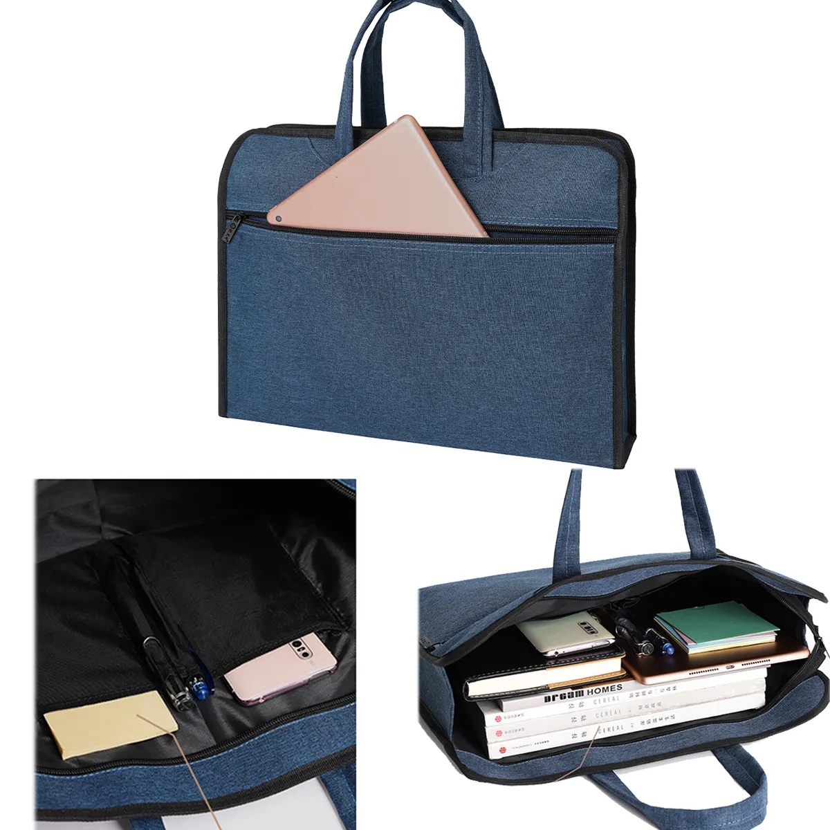 Messenger Laptop Business Work Briefcase Office Computer Bag 5