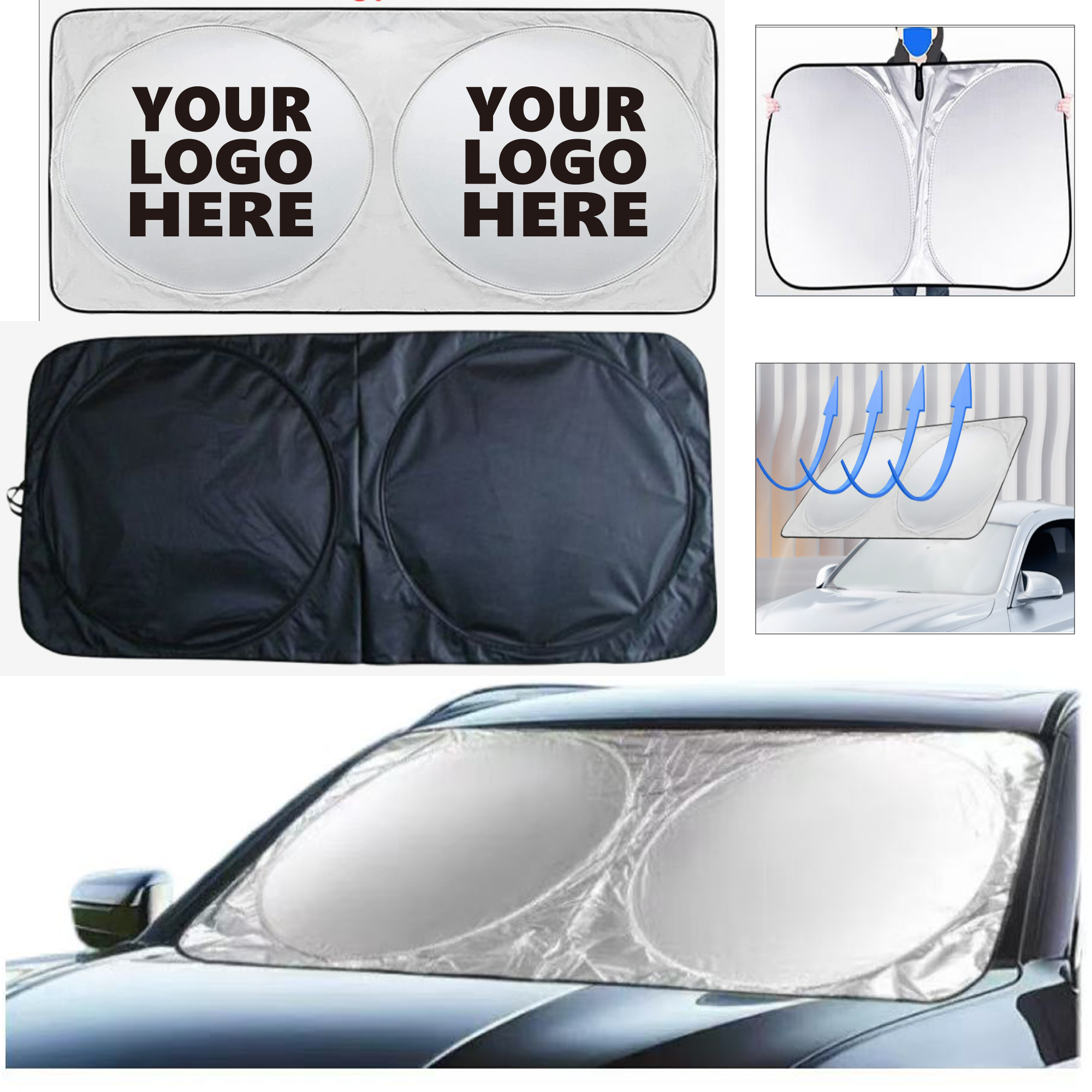 Foldable Sunshade for Car Windshield 2