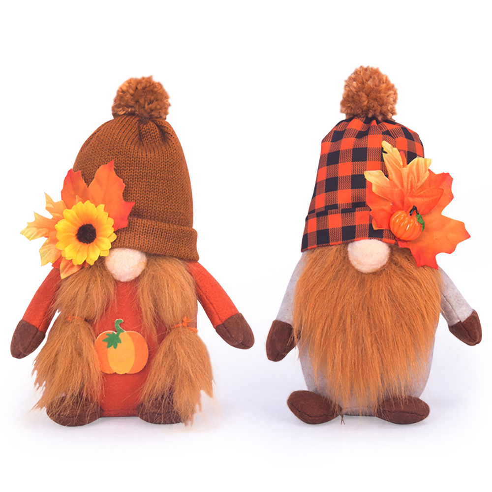Thanksgiving Pumpkin Maple Leaf Harvest Festival Doll 2