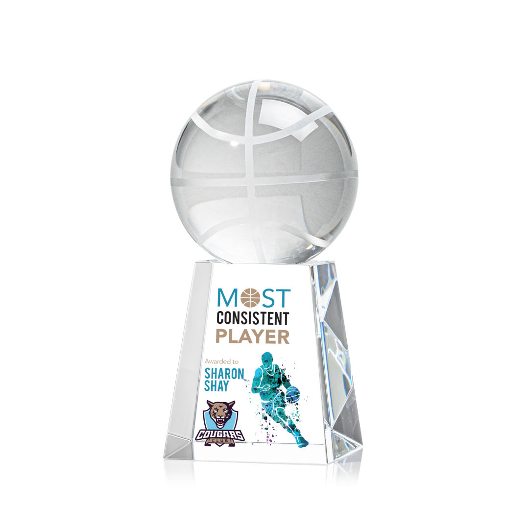 Basketball VividPrint™ Award on Celestina 13