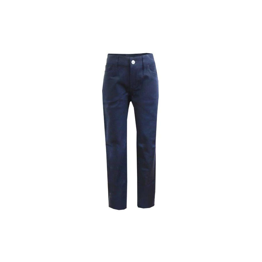 Junior Girls' Uniform Pants - Size 3/4 Navy Skinny Leg 1