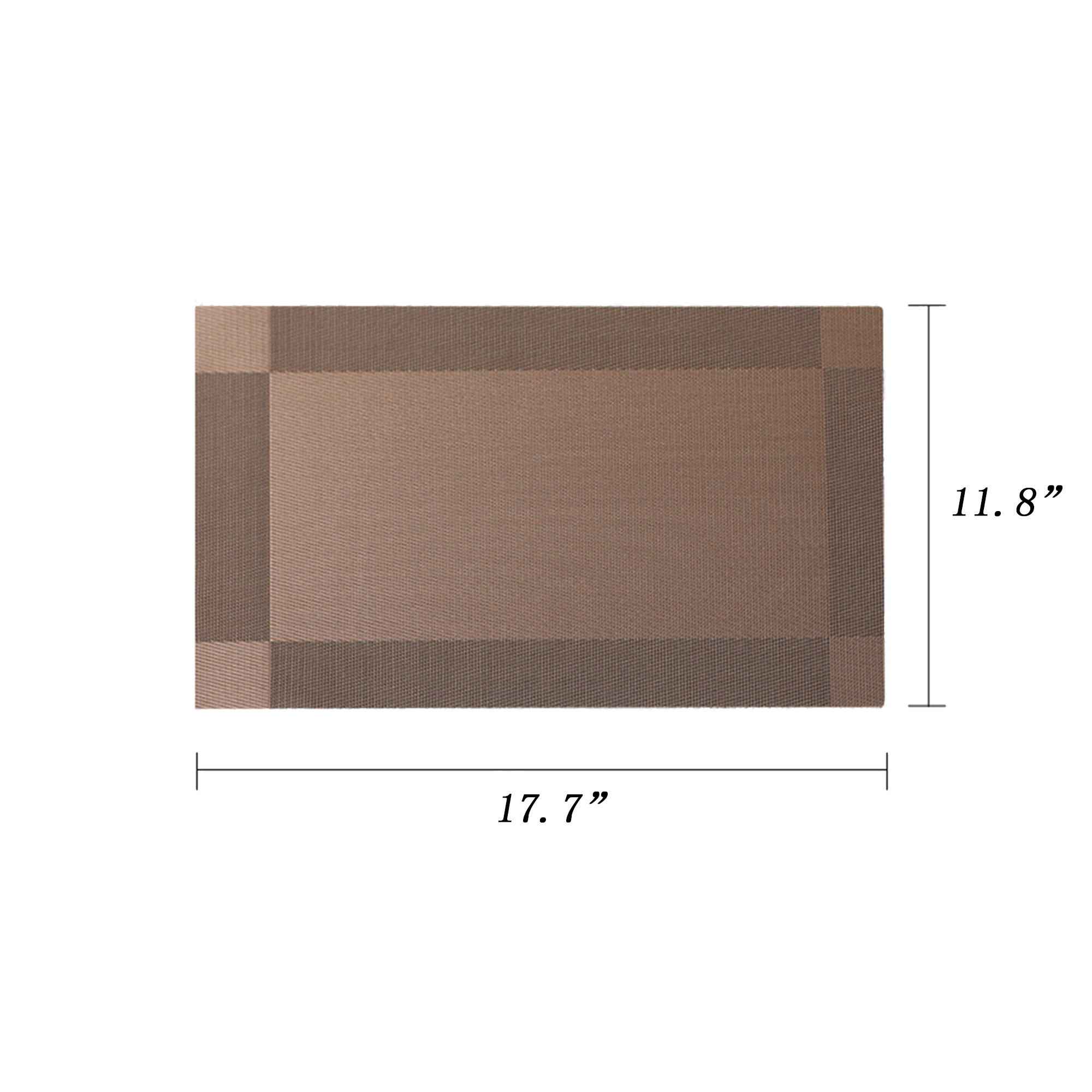 PVC Rectangular Heat-Insulating Placemat 2