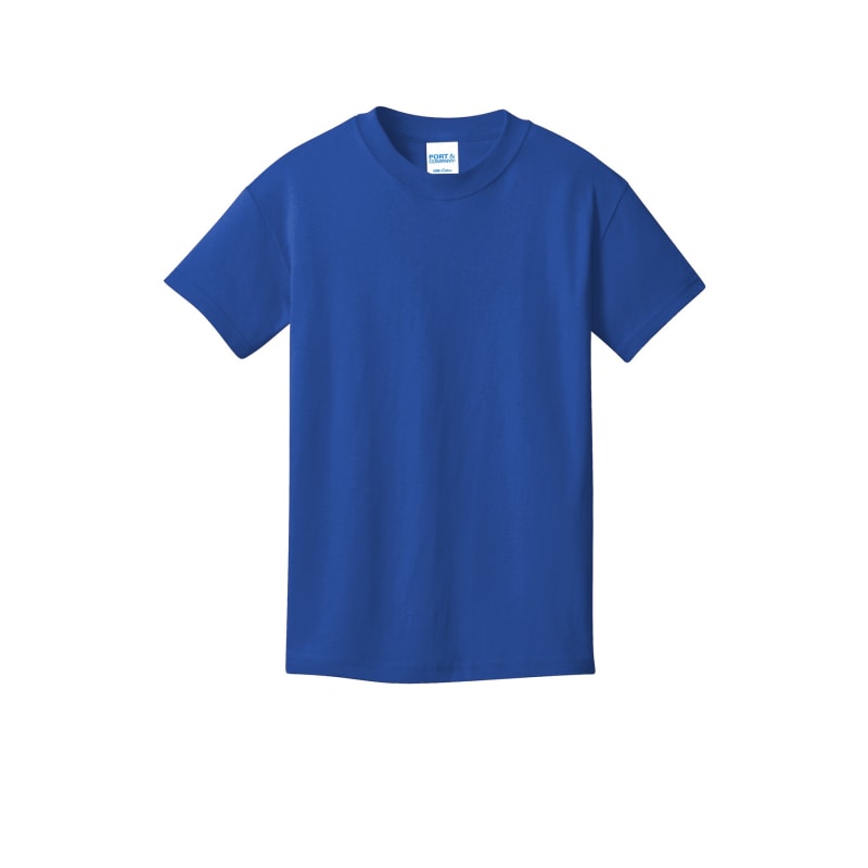 Port & Company - Youth Core Cotton Tee. 154