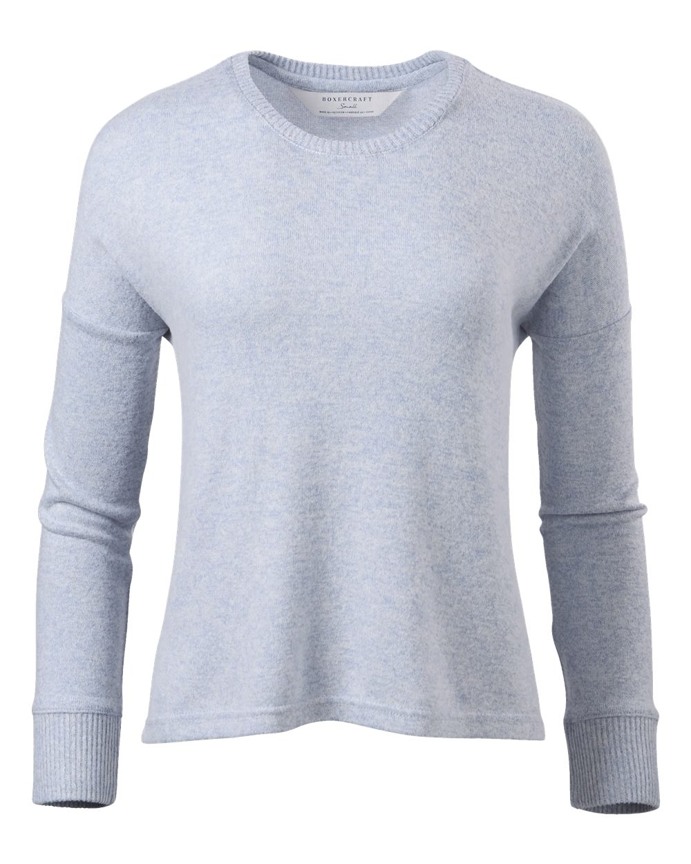 Women's Cuddle Fleece Boxy Crewneck Pullover - L06 47