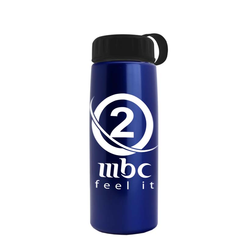Metalike Flair - 26 oz. Tritan Metalike Bottle with Tethered 3