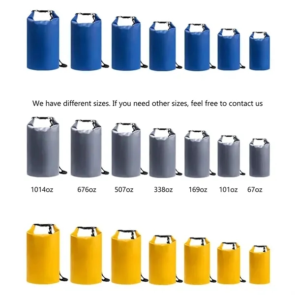 Waterproof Lightweight Dry Storage Bag with 33L Roll Top 21