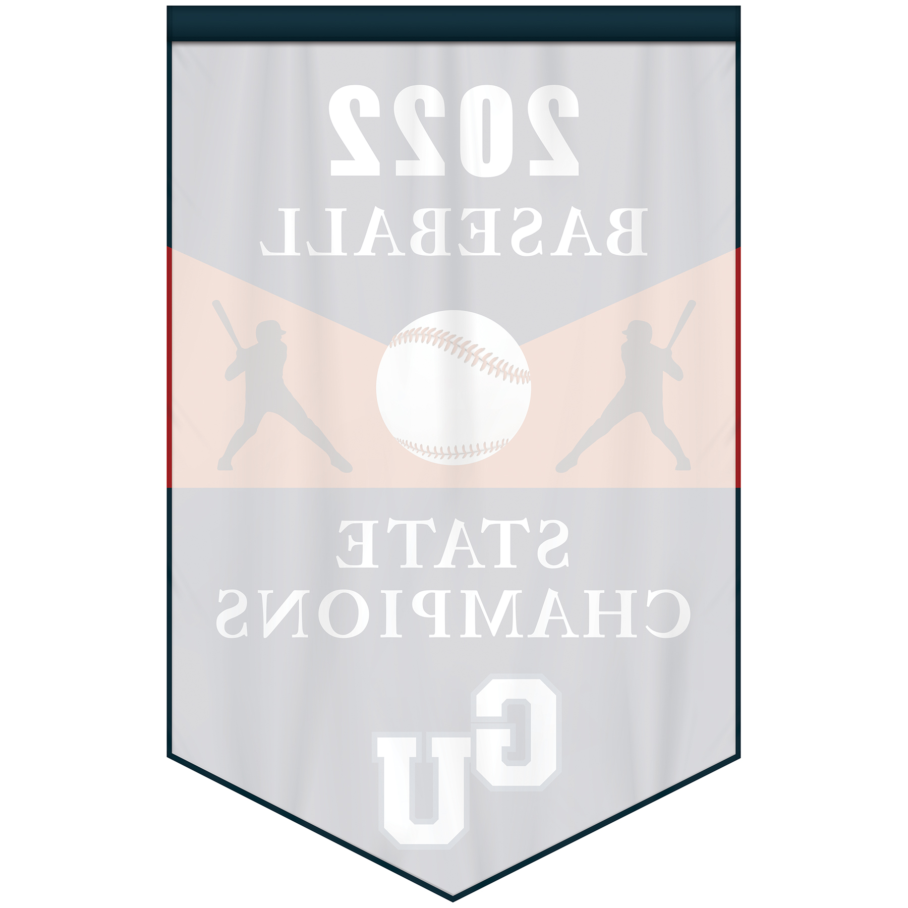4' x 6' Championship Banner Single Sided V-Cut 6
