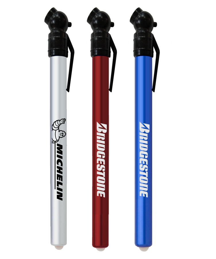Aluminum Tire Pressure Gauge w/ Clip 2