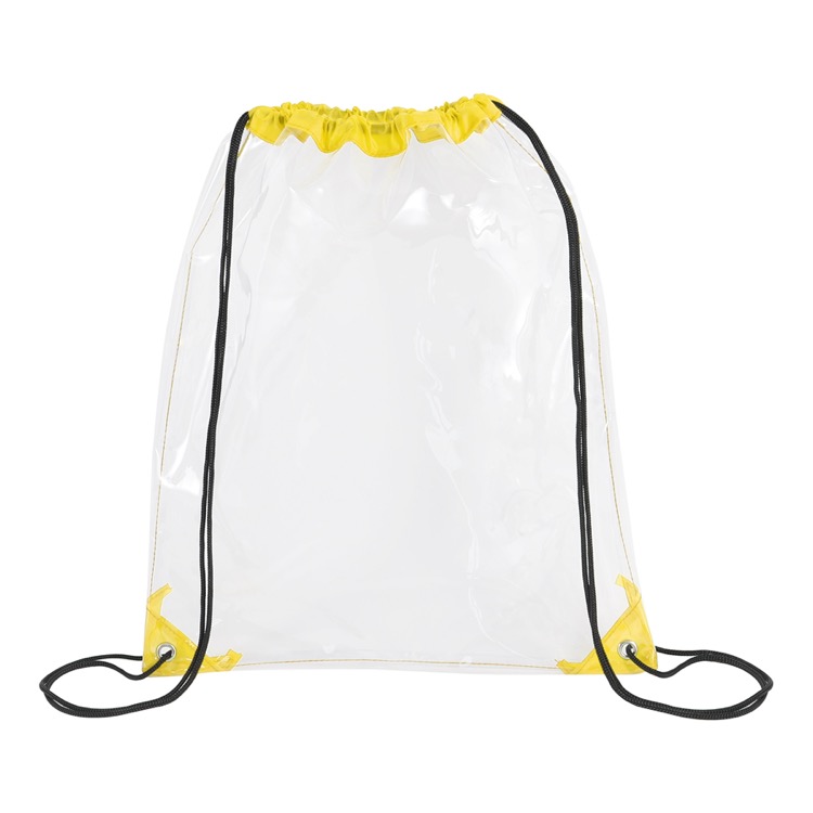 Clear Drawstring Cinch Backpack 13