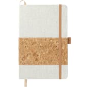 FSC® Mix 5.5" x 8.5" Recycled Cotton Cork Notebook 35