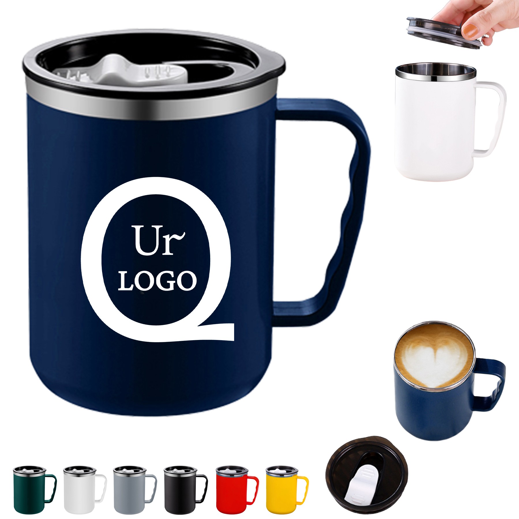 16.9Oz Stainless Steel Double-Layer Mug