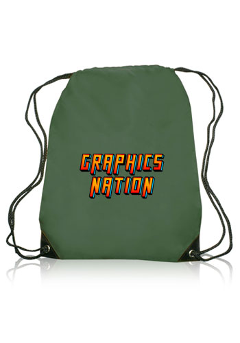 Black Trim Drawstring Bags 60