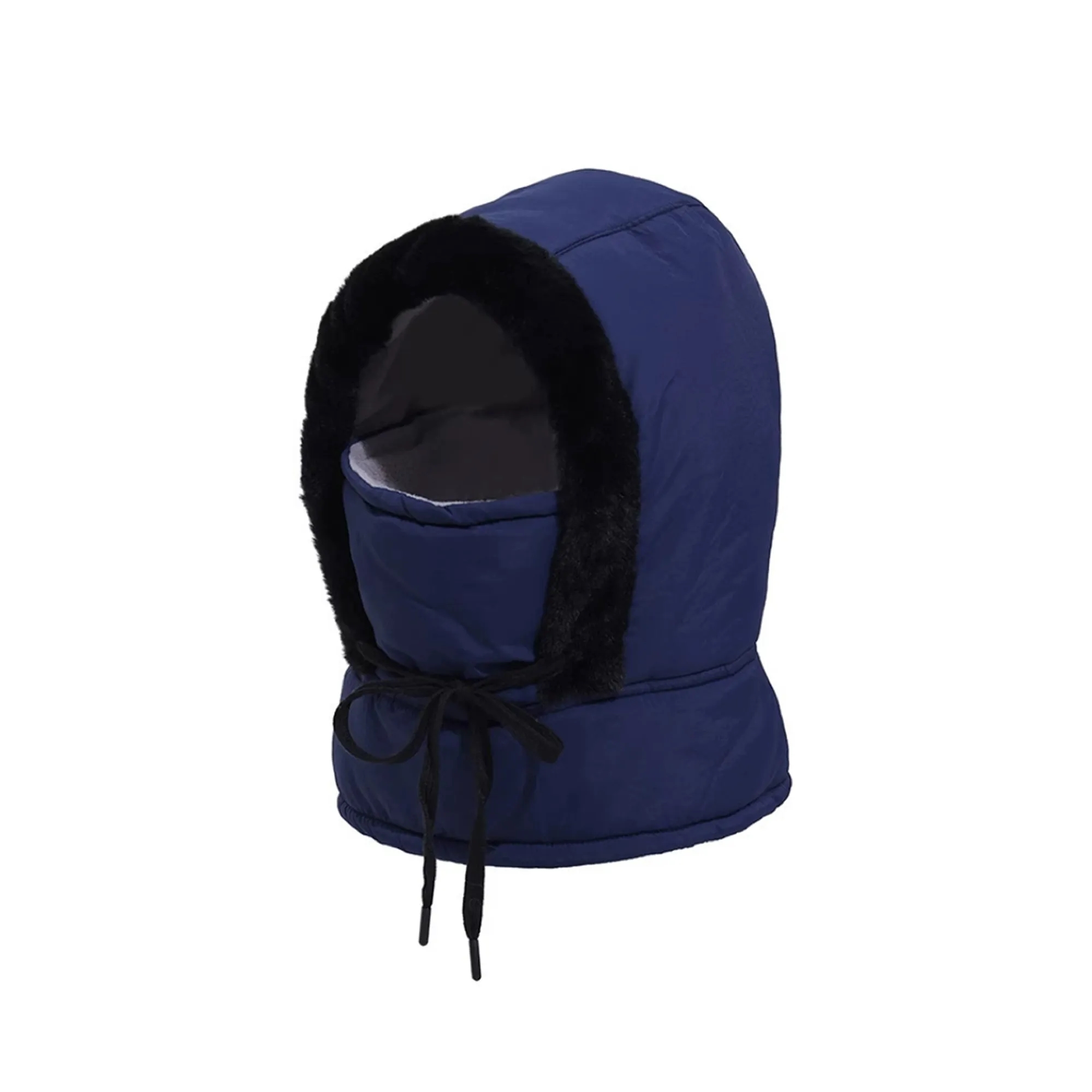 MOQ 10 Winter Trapper Hat With Fleece Neck Warmer Ski Cap 8