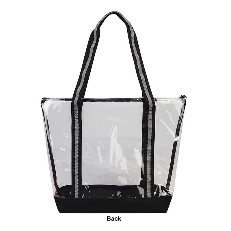 Capitola Clear TPU Zippered Tote 16