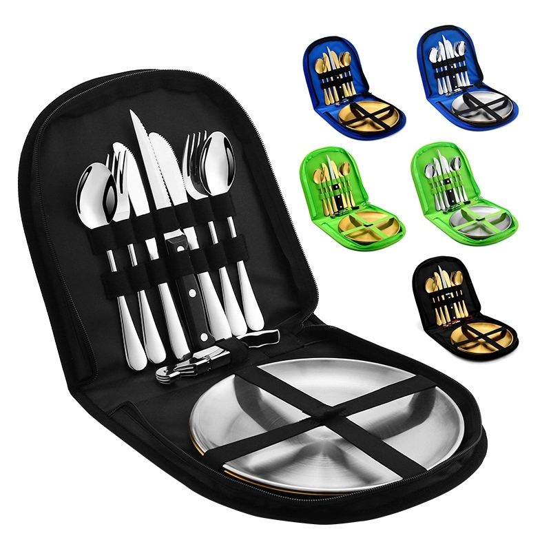 Stainless Steel Camping Utensil Set 7