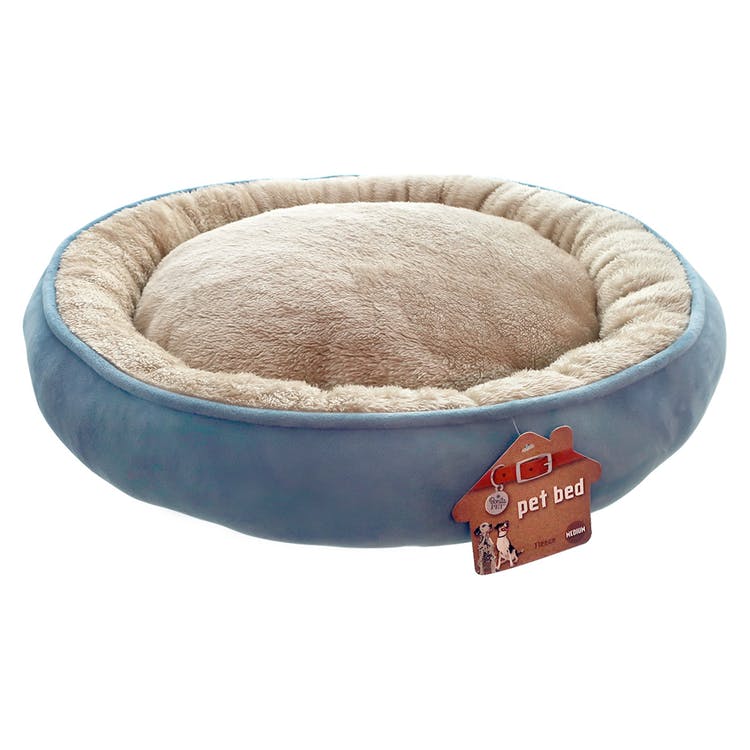 Fleece Pet Beds - Blue Medium 2