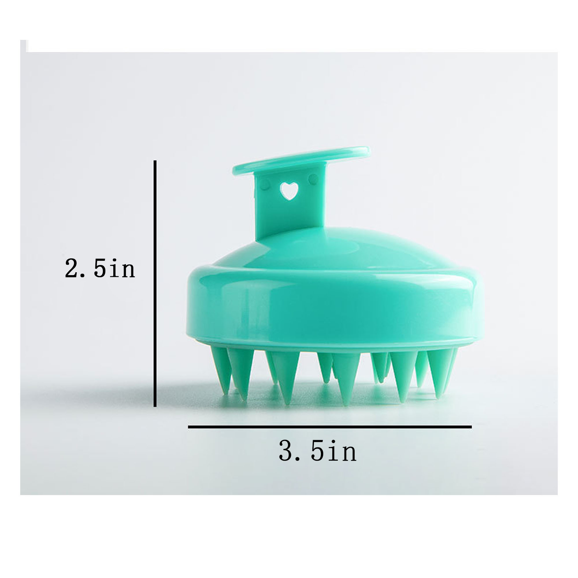 Silicone Bristles Scalp Brush for Shampoo & Massaging Comfort 2