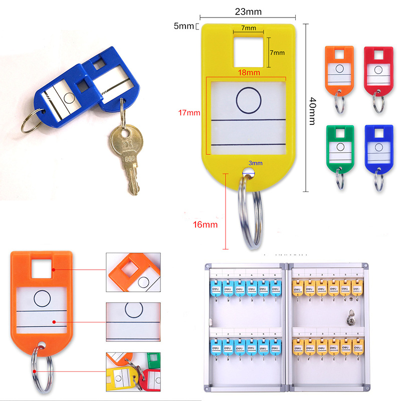 Plastic Key Classification Label 1