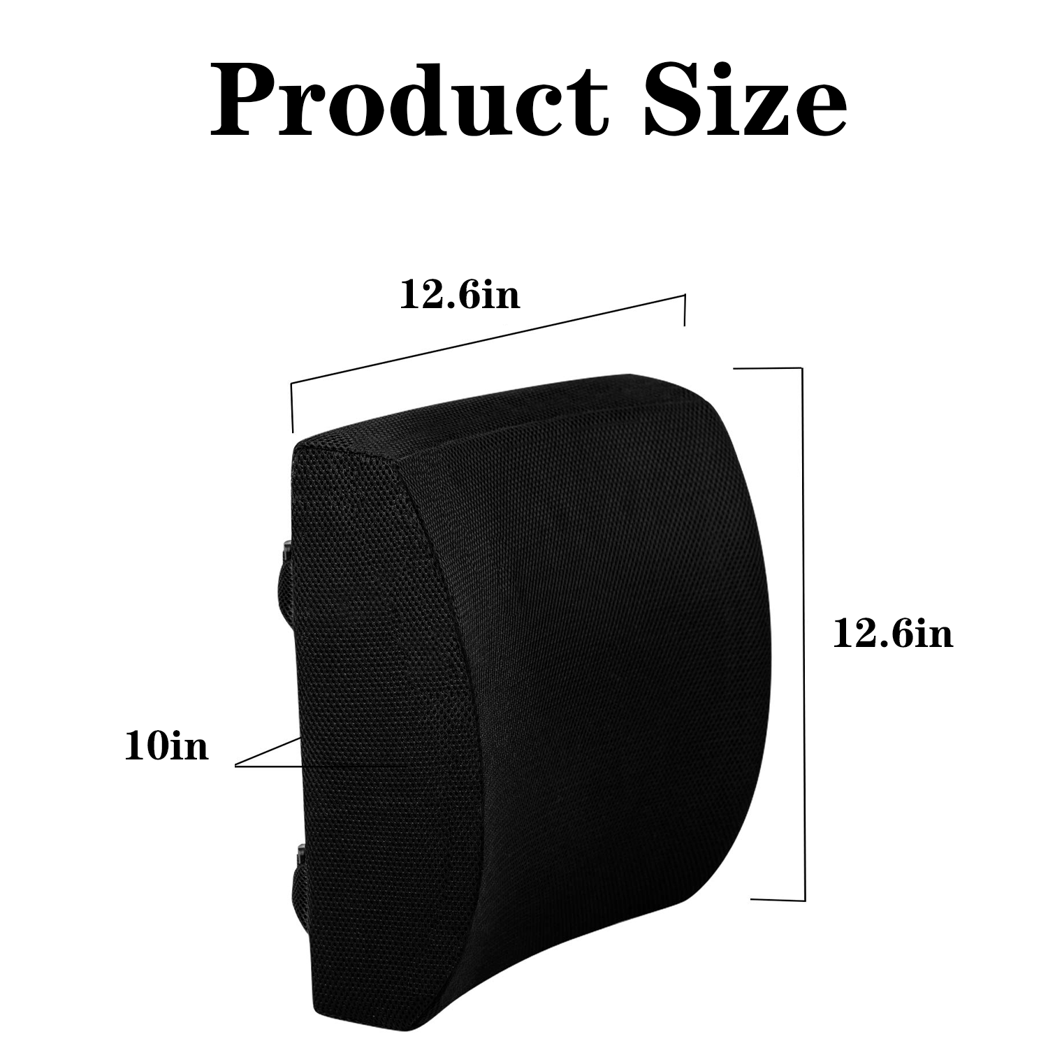 Mesh Memory Foam Lumbar Support Pillow 9
