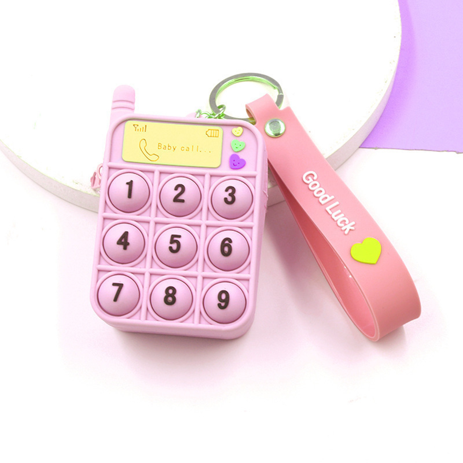 Calculator Shape Push Pop Bubble CoinPurse Fidget Toy 4