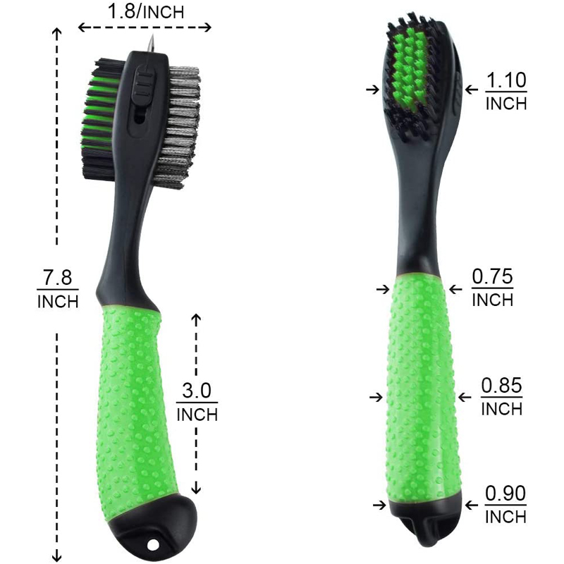 Upgraded Retractable Golf Club Cleaning Brush w/Carabiner Clip 9