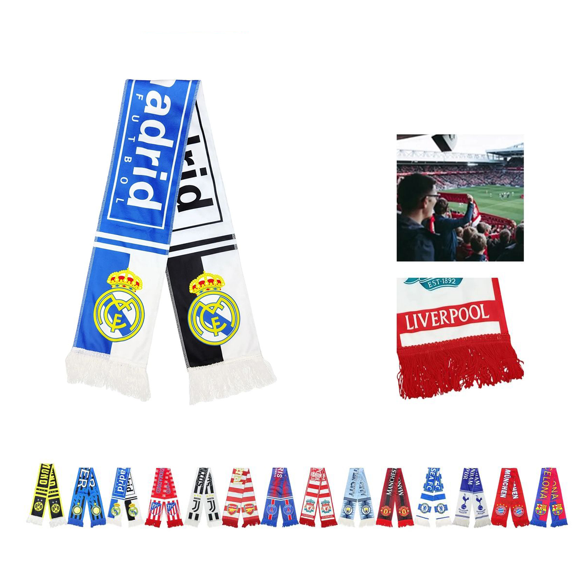 Polyester Sports Scarf for Outdoor Events 10