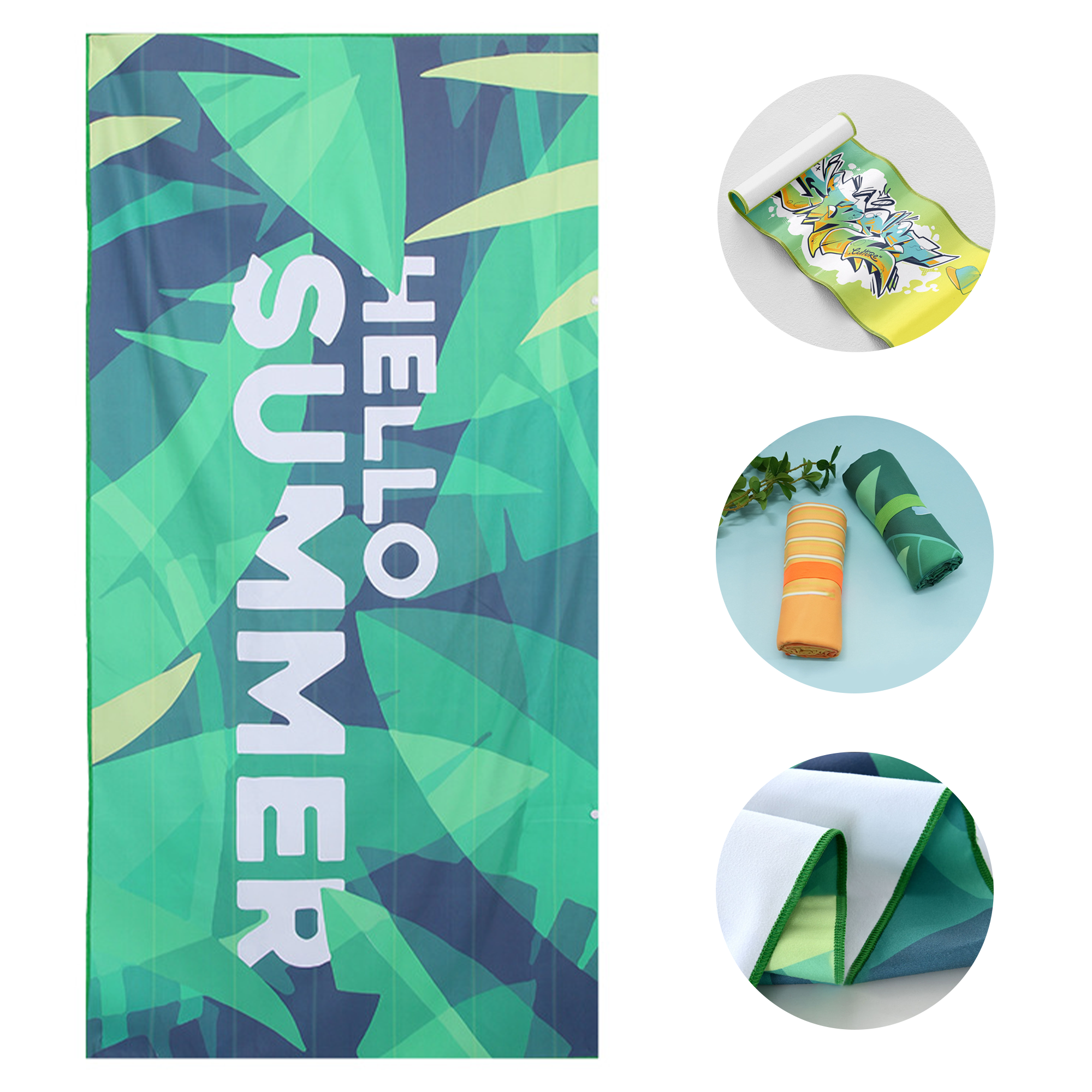 Customizable Microfiber Beach Towel 2