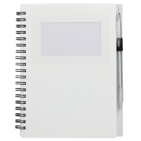 FSC® Recycled 5" x 7" Star Spiral Notebook with Pe 47