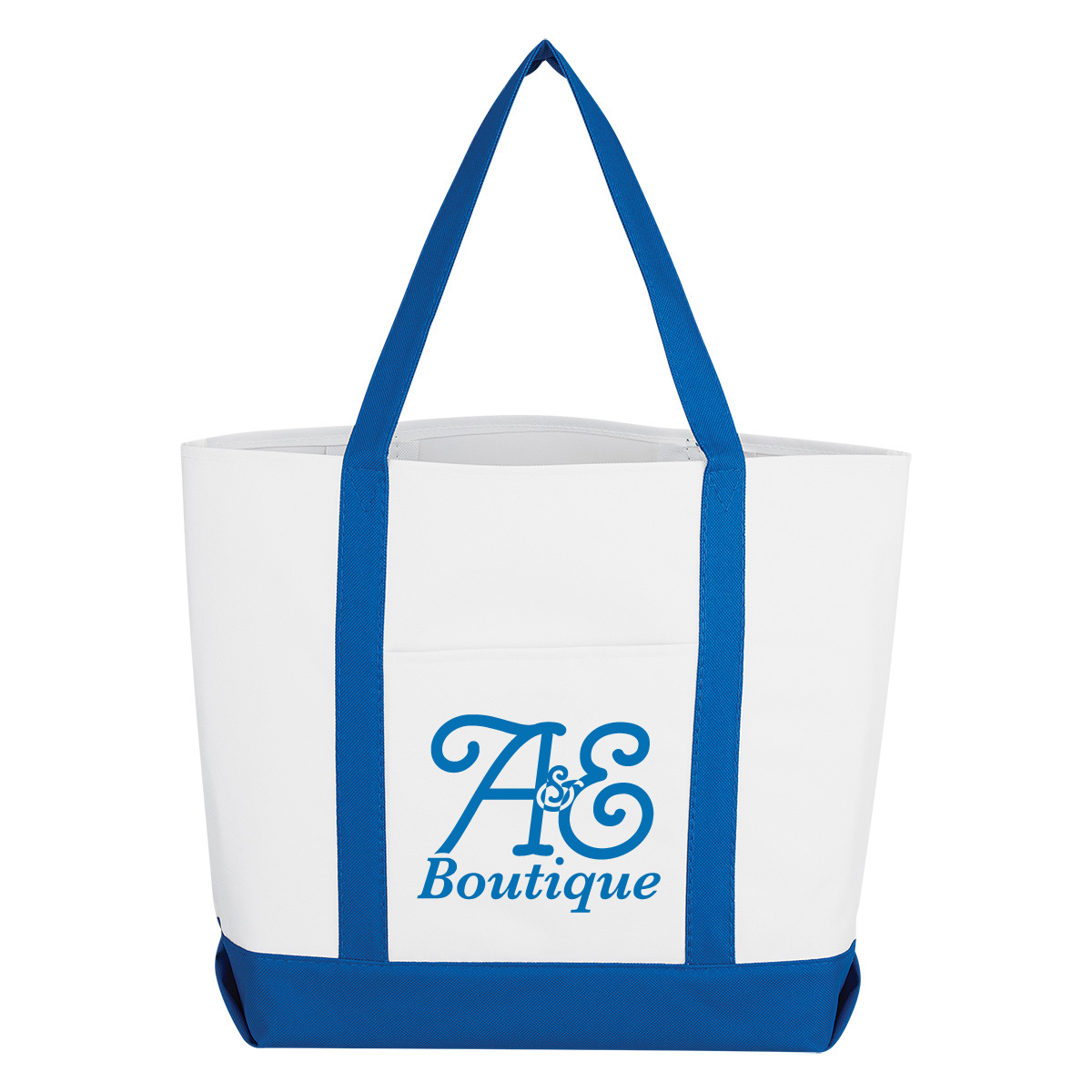 Pocket Shopper Tote Bag, custom tote bag with logo imprint 5