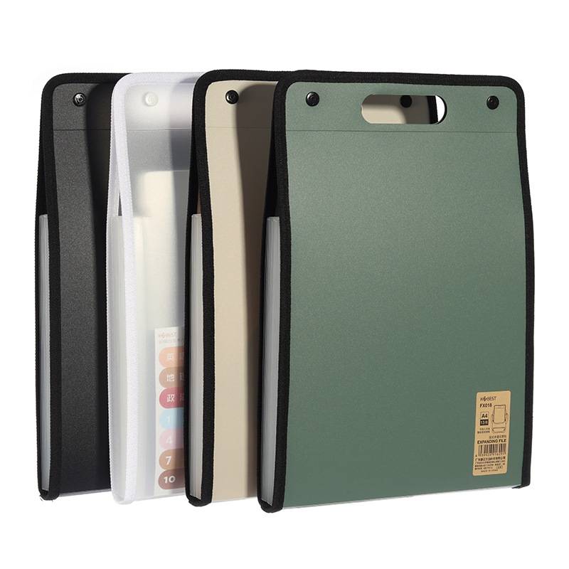 13 Pockets Hand-Held Accordion File Folder Bag 5