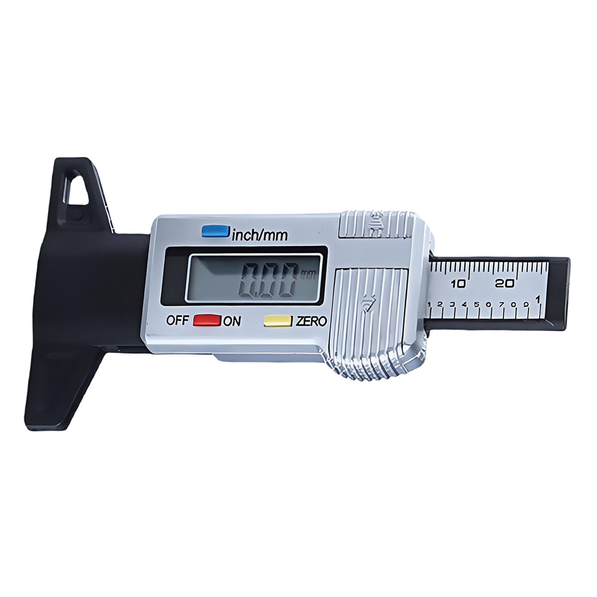 Digital Tire Tread Depth Gauge 0-25mm Electronic Measurement Tool with LCD Display 3