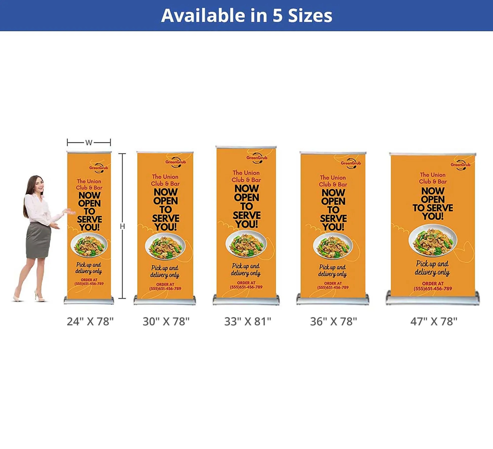 High Quality Retractable Banner Stands - Hardware only 4