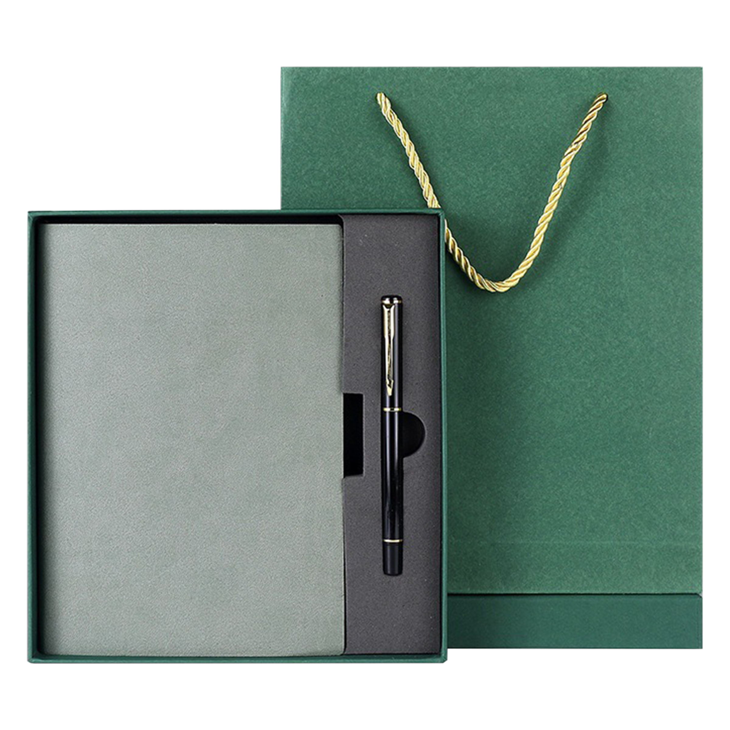 Faux Leather Notebook And Pen Gift Box Set 5