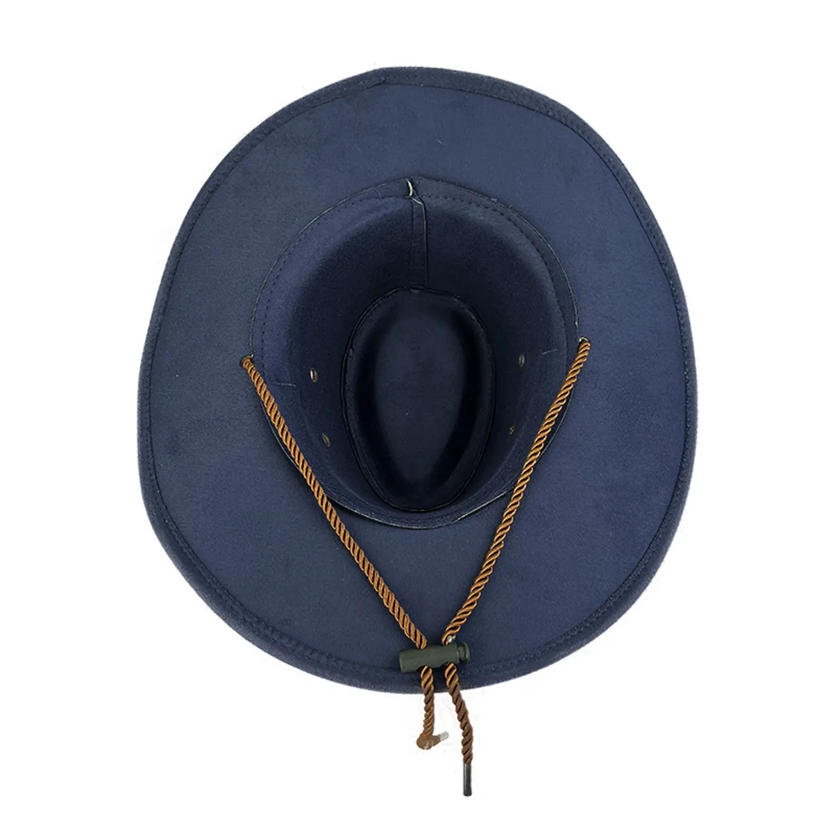 Fashion National Retro Drawstring Jazz Western cowboy hat 9