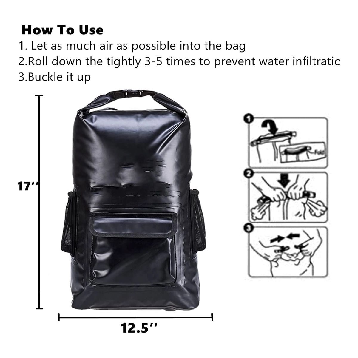22L Floating Waterproof Dry Backpack 4