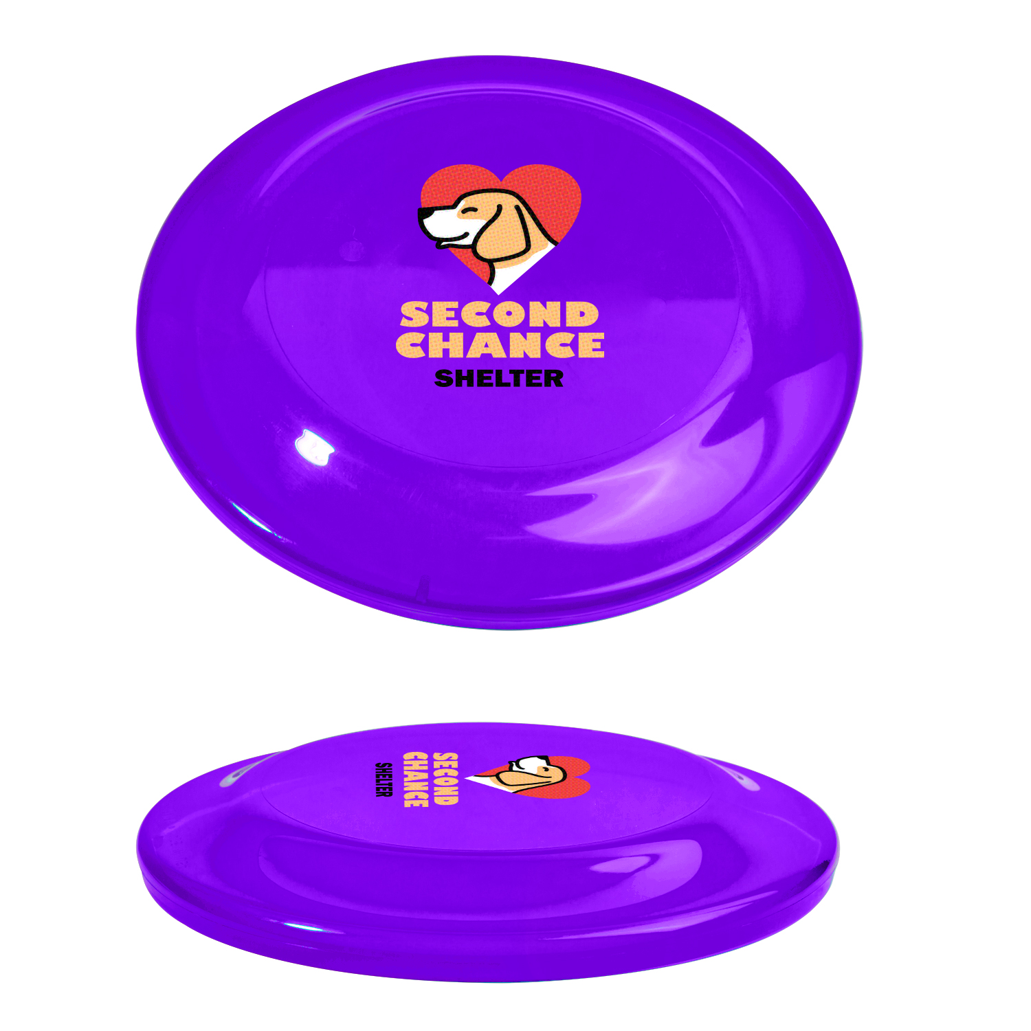 Transparent Flying Disc (Full Color Imprint) 3