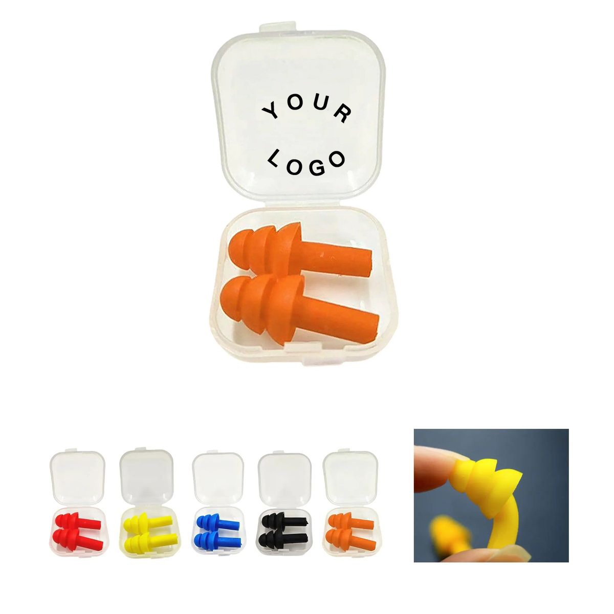 Comfortable Silicone Plugs for Swim or Sleep 2