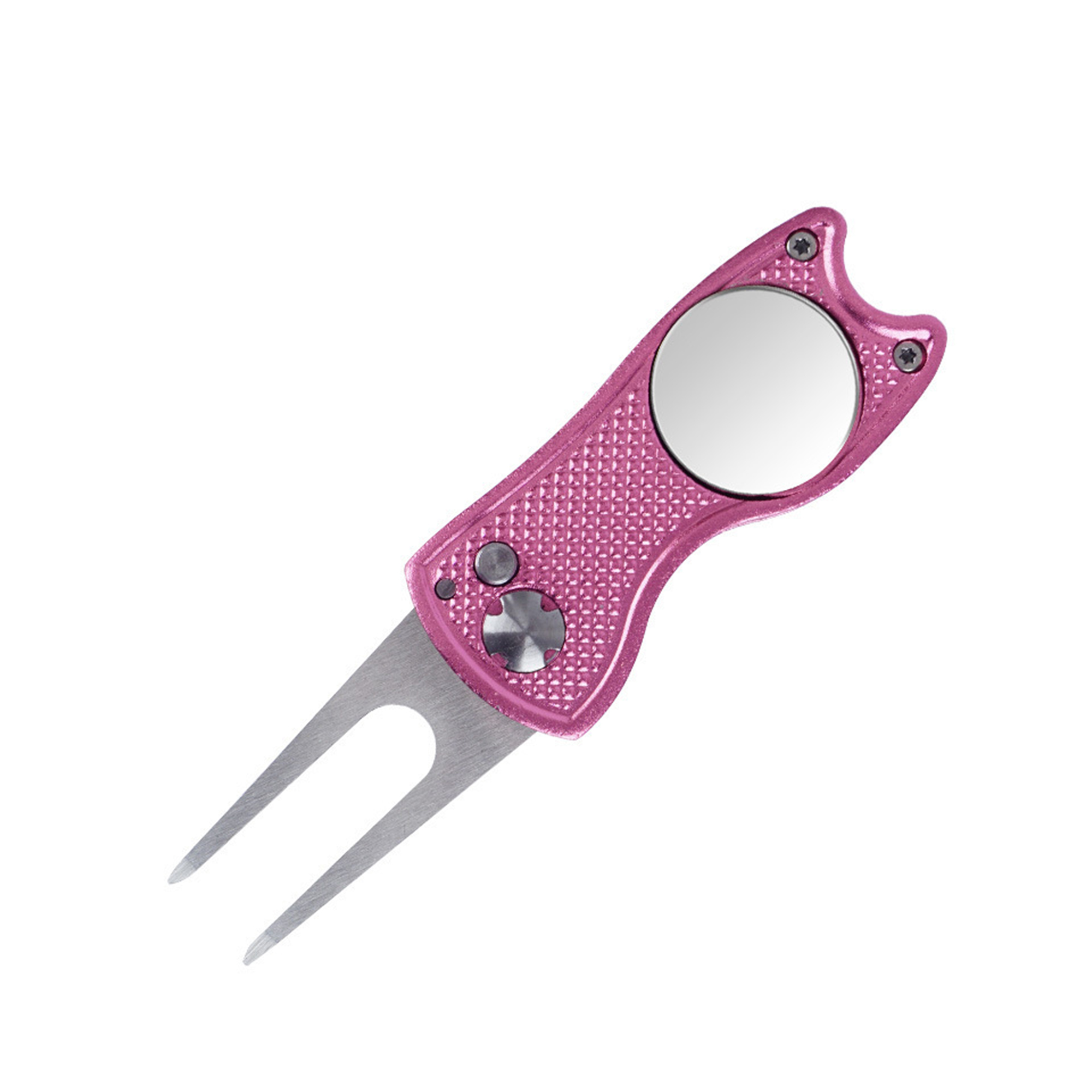 Metal Foldable Golf Divot Tool Magnetic Marker 11