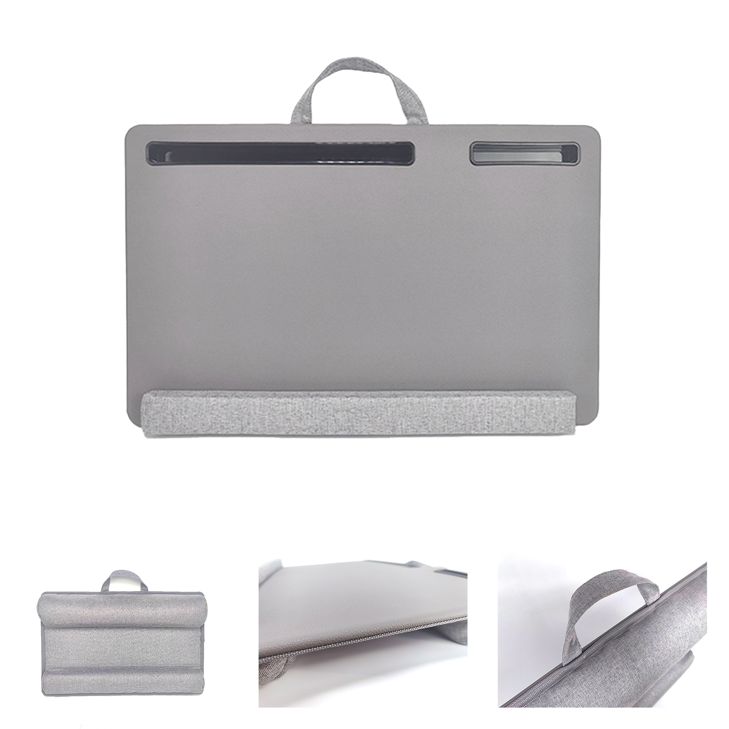 Pu Laptop Desk With Phone Holder 3