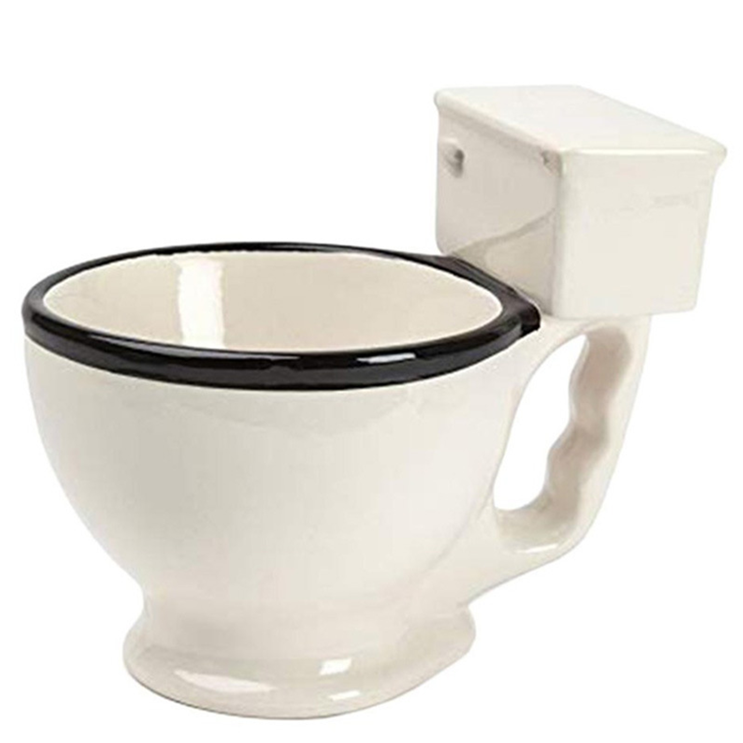 10oz Toilet Shaped Ceramic Mug w/ Handle 4