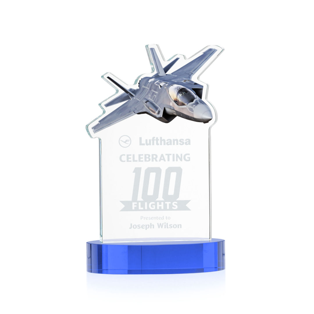 Top Gun Award on Alberton Base - Sky Blue 9