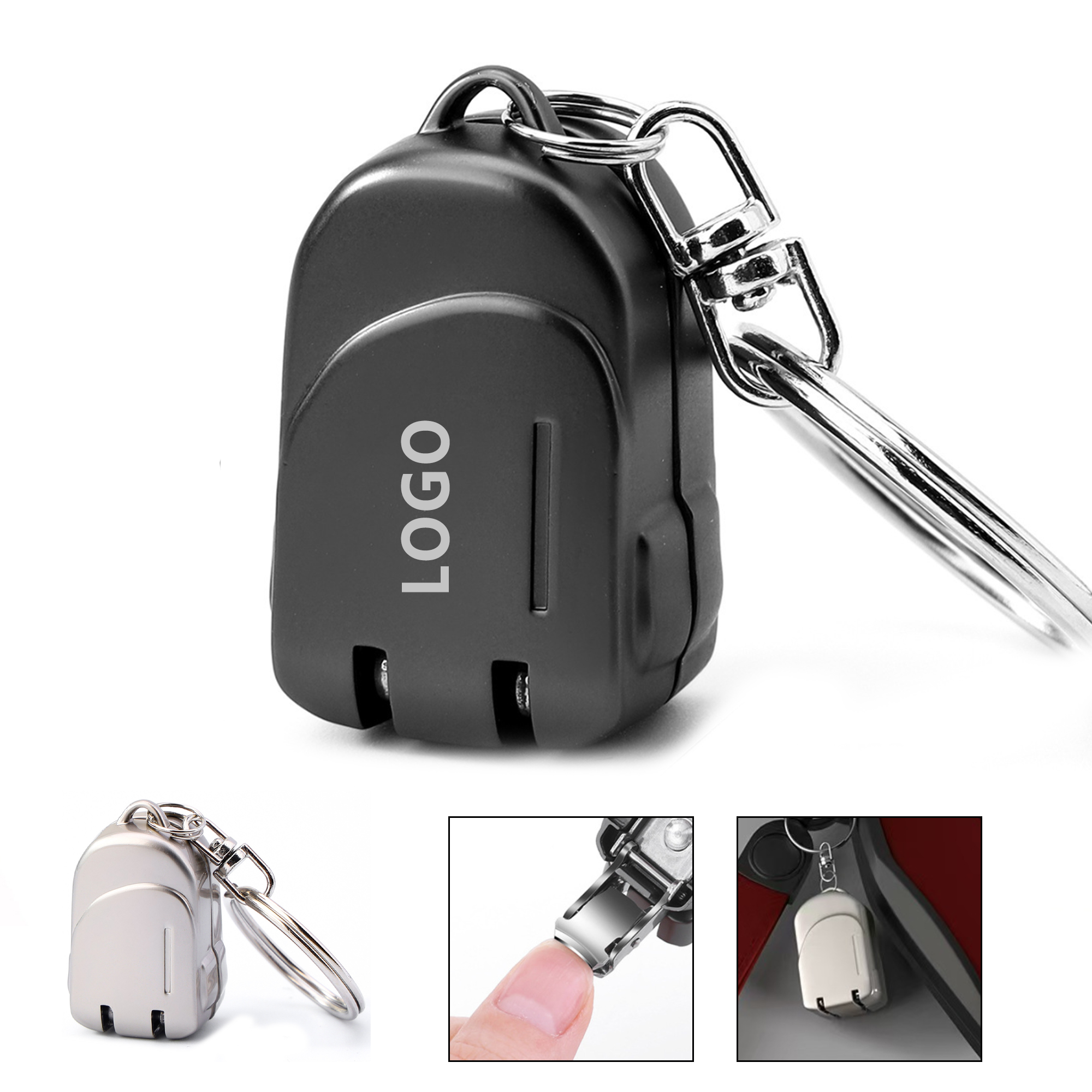 Portable Folding Nail Clipper Keychain 2