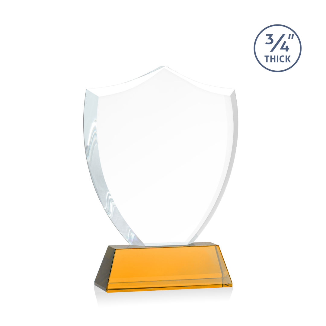 Scudo Shield VividPrint™ Award on Newhaven - Amber 3