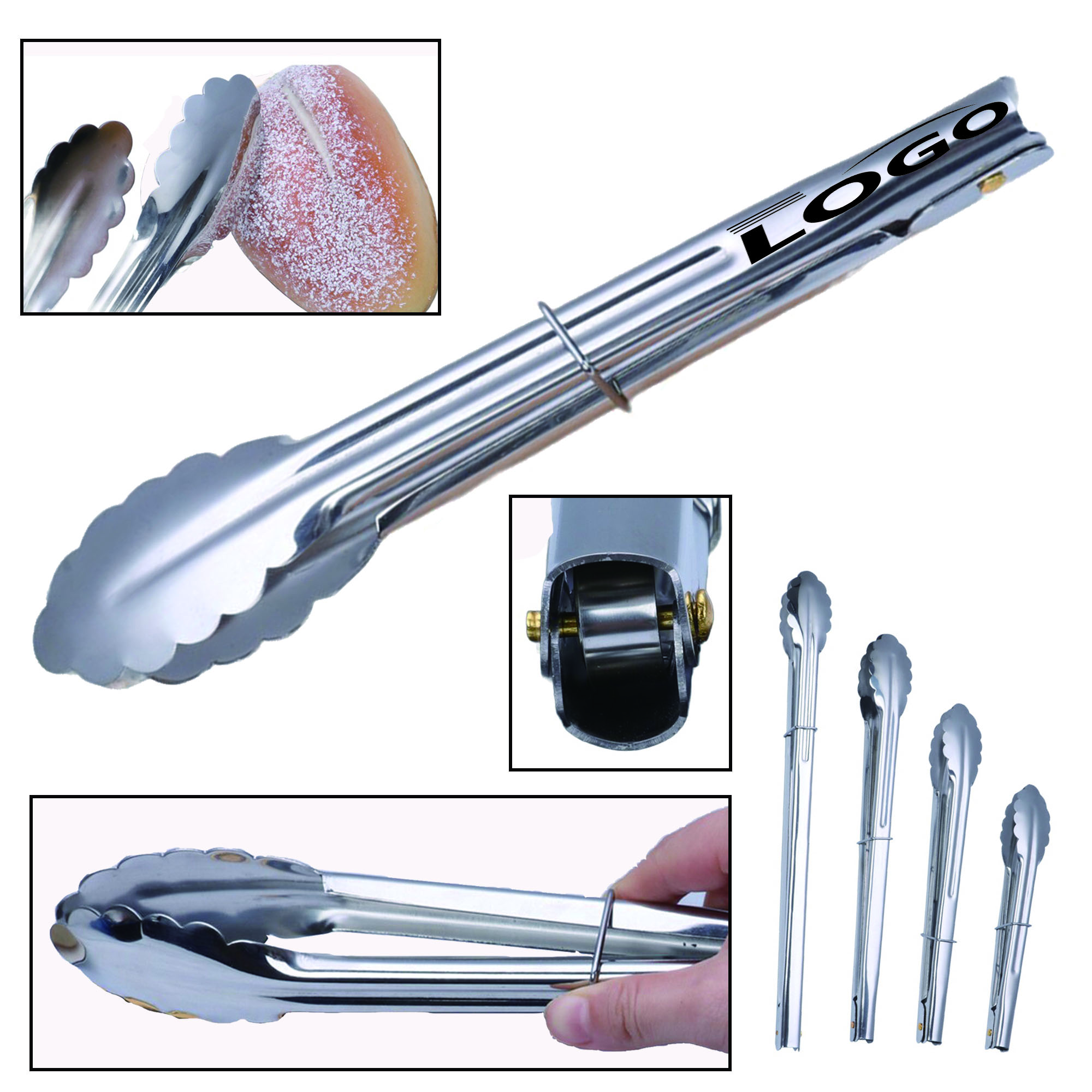Stainless Steel Food Tongs 1