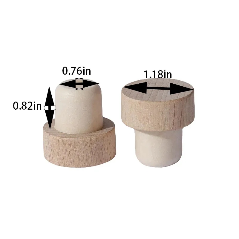 Red Wine Wooden Stopper 7