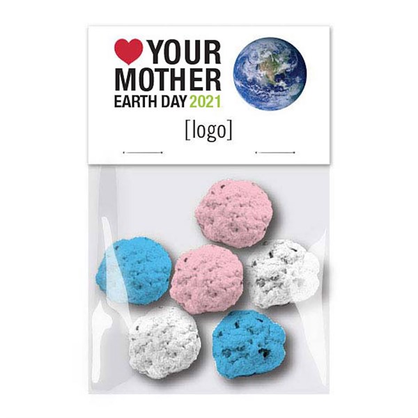 Earth Day Seed Paper Bomb, Cello 6 Pack 12